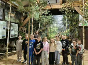2b z wizytą w Muzeum Regionalnym "Leśnik dawniej, leśnik dziś" 50 lat Nadleśnictwa Bełchatów.