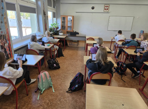 Korzystamy ze sprzętu otrzymanego w ramach Krajowego Planu Odbudowy (KPO)